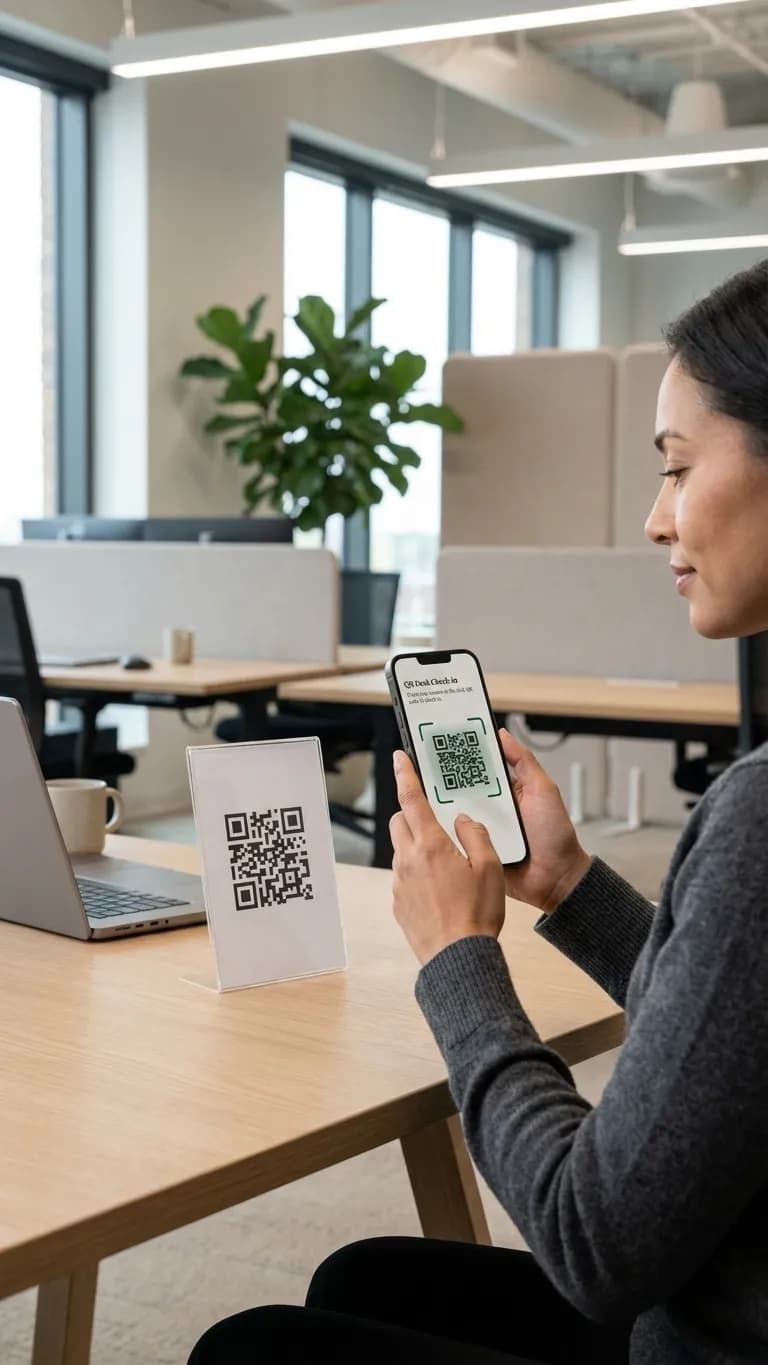 QR Desk Booking product walkthrough still 3